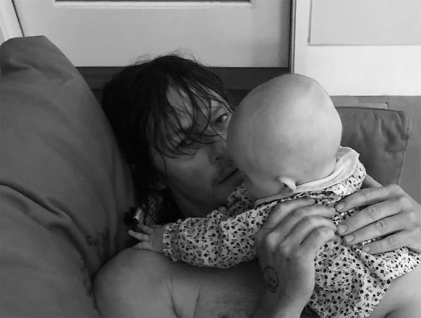 Norman Reedus, Daughter, Diane Kruger, Father's Day 2019